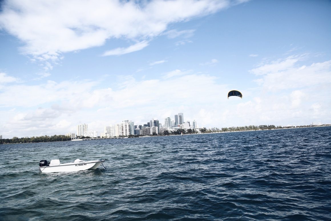 Kitesurfing, Miami