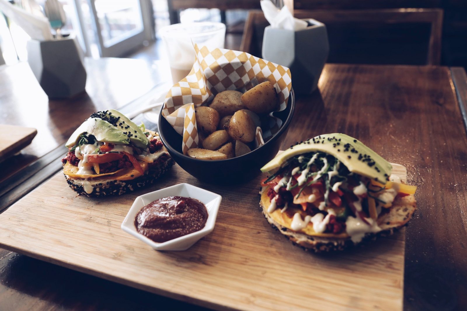 Vegan breakfast, Playa del Carmen, Mexico