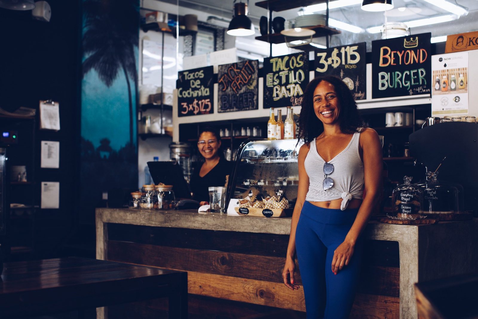 Vegan Restaurant, The Pitted Date, Playa Del Carmen, Mexico