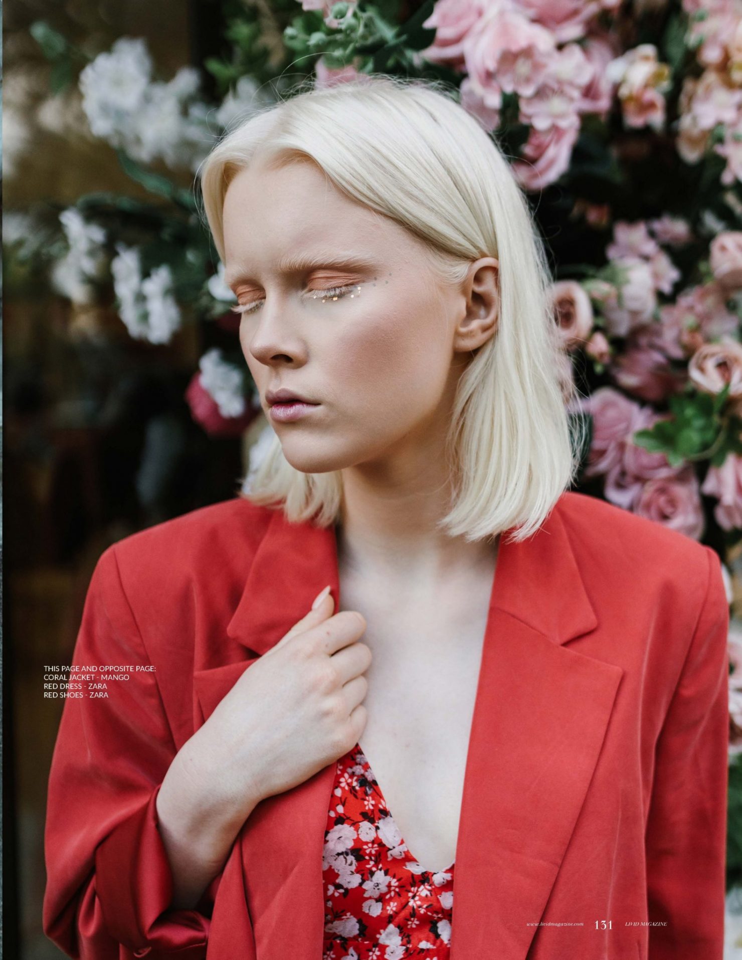 Model Anatasiya Bondareva featured in Paradisiacal Stillness LIVID