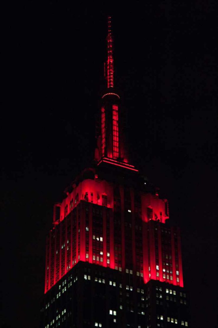 Empire State Building Global Heartbeat