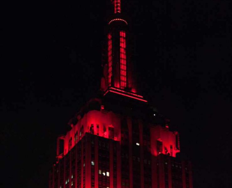 Empire State Building Global Heartbeat