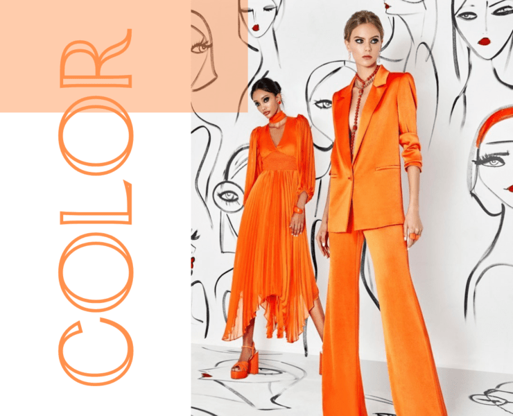 NYFW trend color orange