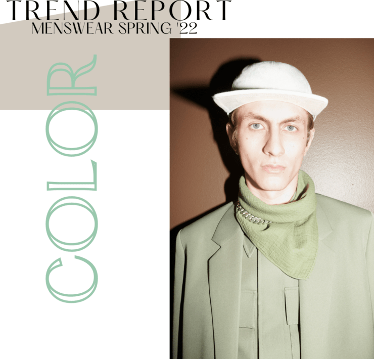 MENS TRENS REPORT SPRING 22-COLOR GREEN