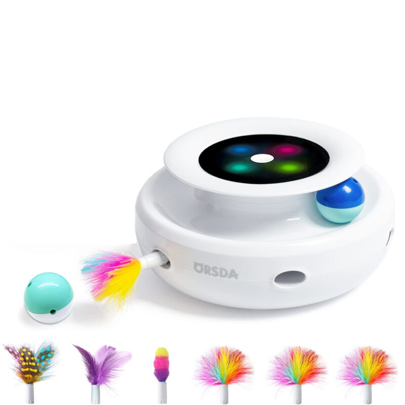 ORSDA 2in1 Interactive Cat Toys for Indoor Cats
