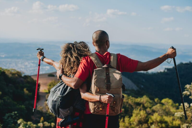 summer fit hiking