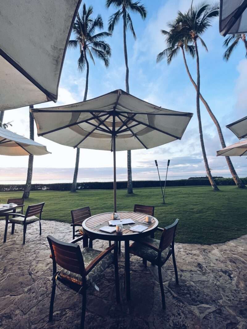 dining restaurants on site kahal hotel oahu hawaii