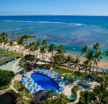 Oceanfront view of the luxurious Kahala Hotel and Resort in Oahu, Hawaii
