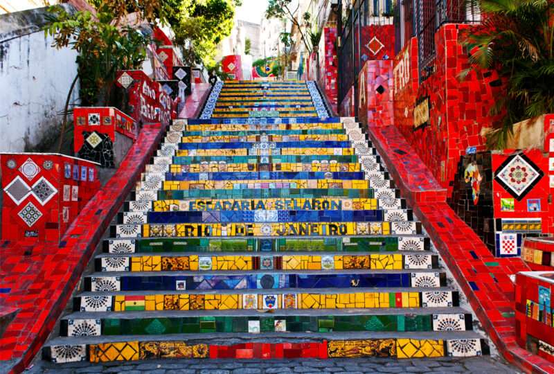 selaron stairs brazil