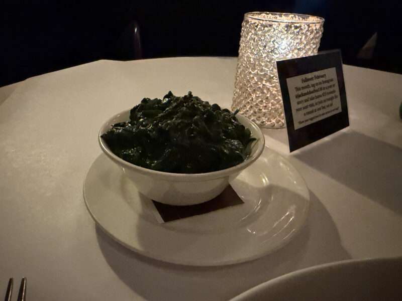 west-village-jack-charlies-spinach Creamed spinach side dish at Jack & Charlie’s West Village.
