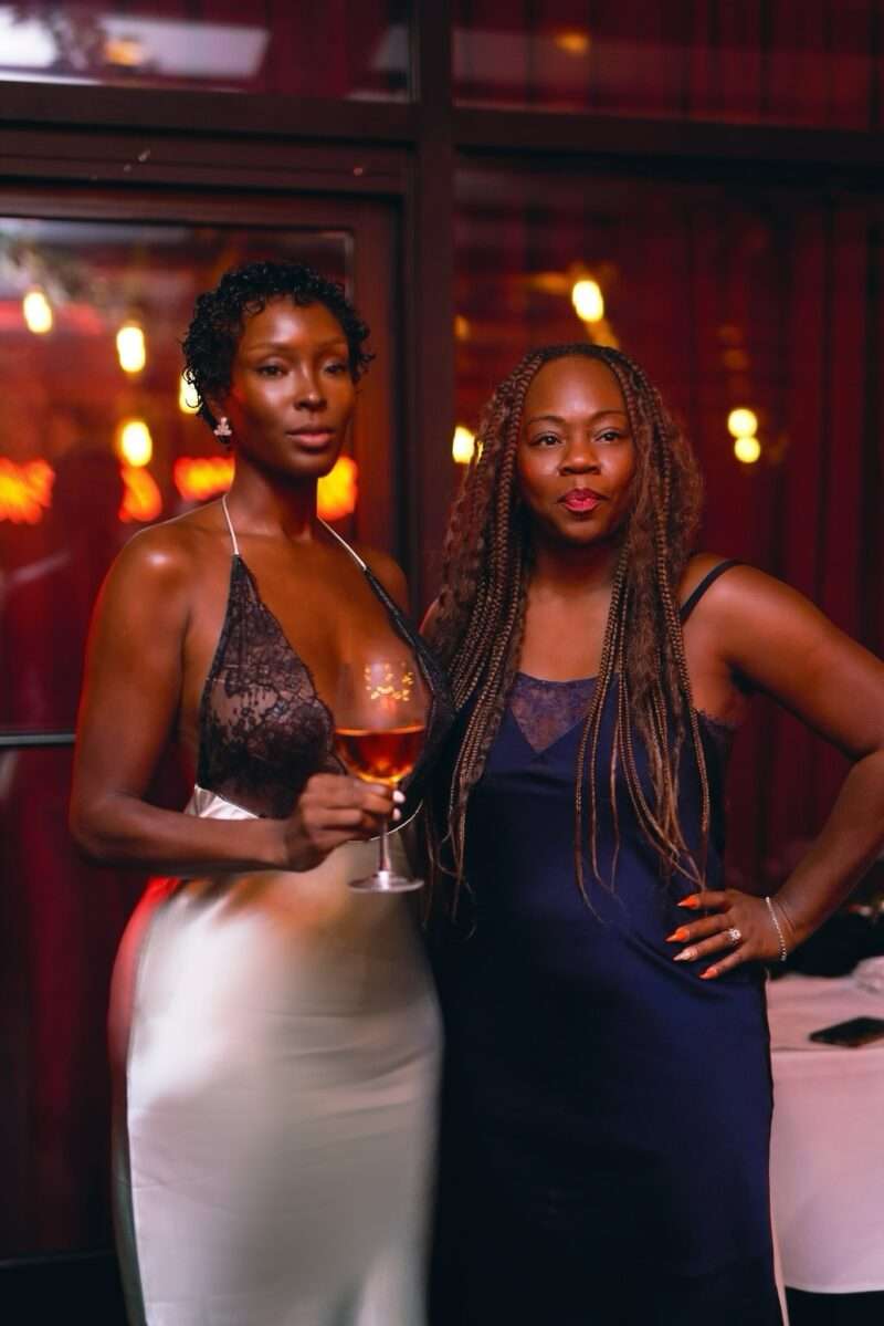 From Celebration to Champagne: Dinner, Friendship and Le Kool at Brooklyn Chop House 11 Guests toasting with champagne at Brooklyn Chop House